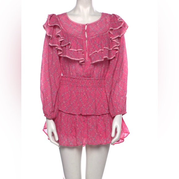 LoveShackFancy Dresses & Skirts - Pink loveshackfancy mini dress